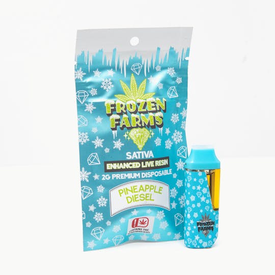Frozen Farms - Frozen Farms 2G - Pineapple Diesel - Live Resin Disposable (SATIVA) - 1