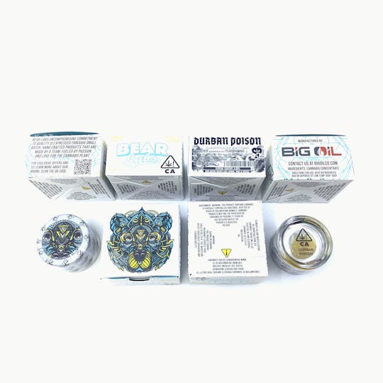 Bear Labs - Durban Poison Budder - 1g - 1