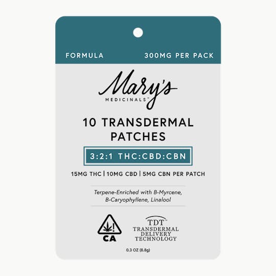 Mary's Medicinals™ - Formula (3:2:1) Transdermal Patch (CA) - 1