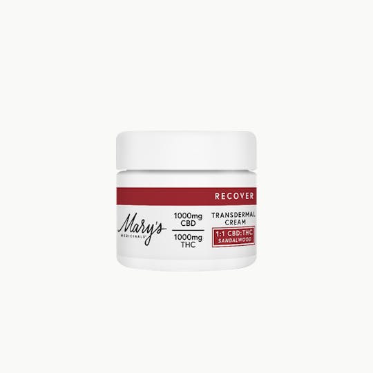 Mary's Medicinals™ - Recover Transdermal Cream (Sandalwood) (CA) - 1