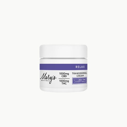 Mary's Medicinals™ - Relax Transdermal Cream (Lavender Vanilla) (CA) - 1
