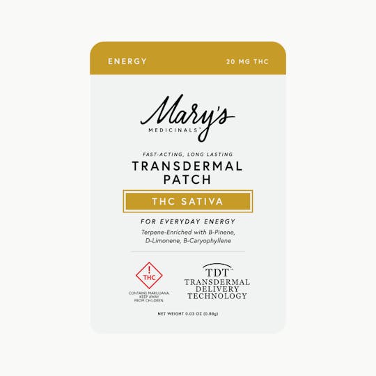 Mary's Medicinals™ - Energy (THC Sativa) Transdermal Patch (CO) - 1