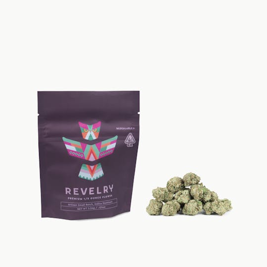 Revelry Herb Co - Topanga OG - Indica - Eighth (3.5g) - 1