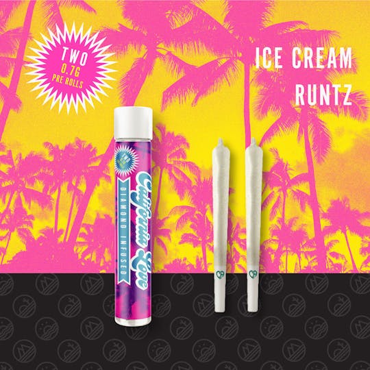 California Love - Ice Cream Runtz | 2pk 0.7g | Diamond Infused - 1