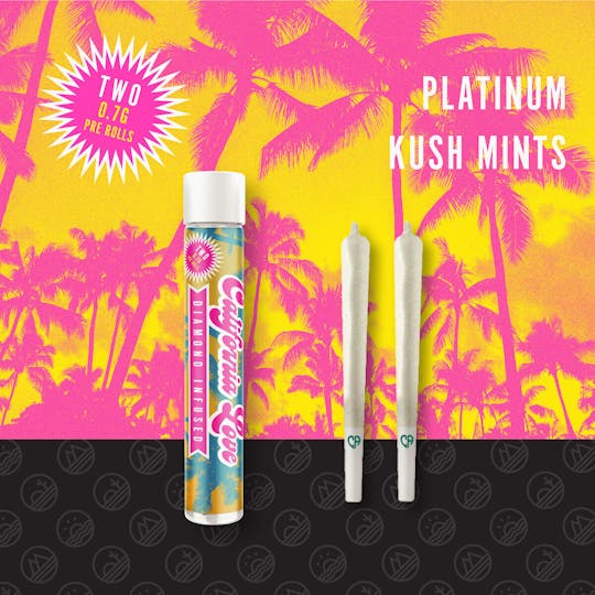 California Love - Platinum Kush Mints | 2pk 0.7g | Diamond Infused - 1