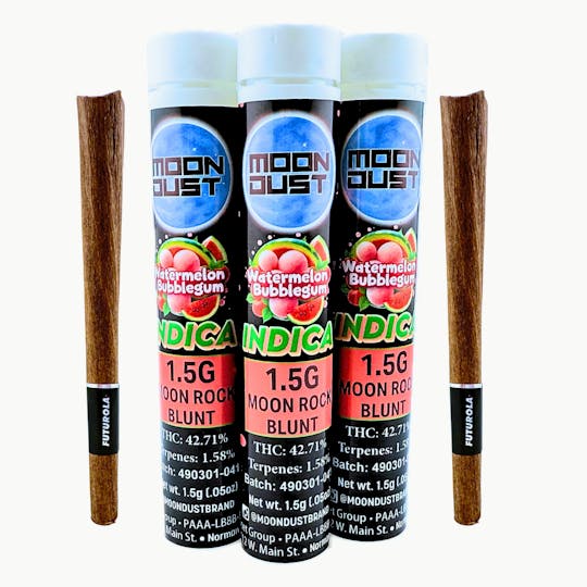 MOON DUST - 1.5G MOON ROCK BLUNT - WATERMELON BUBBLEGUM - 1
