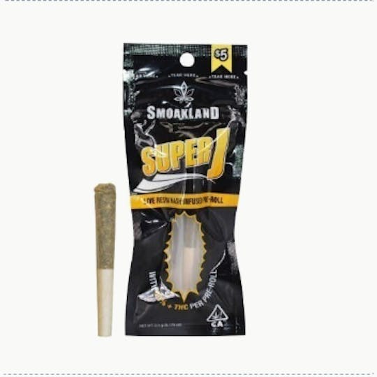 Smoakland - Super Jay - Chemdawg (H) 0.5g Infused Pre-Roll - 1