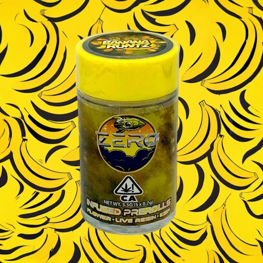 Zero - Banana Runtz 5Pk Zero Preroll - 1
