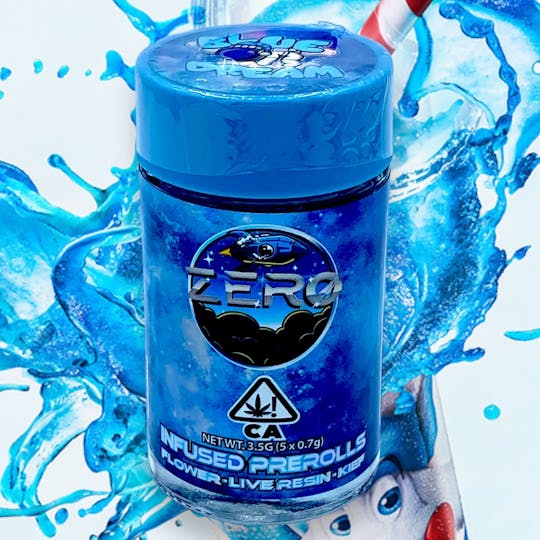 Zero - Blue Slushy 5Pk Zero Prerolls - 1