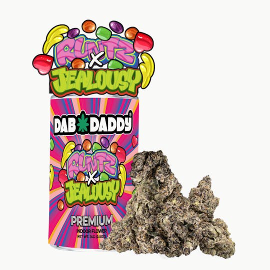 Dab Daddy Ⓡ - Runtz X Jealousy Flower Dab Daddy® 14g Premium Indoor Flower - 1