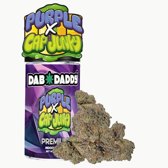 Dab Daddy Ⓡ - Purple X Cap Junky Flower Dab Daddy® 14g Premium Indoor Flower - 1