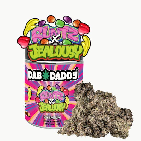 Dab Daddy Ⓡ - Runtz X Jealousy Flower Dab Daddy® 28g Premium Indoor Flower - 1