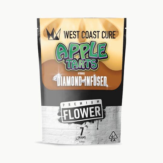 West Coast Cure - Apple Tarts - 7G Diamond Infused Premium Flower - 1