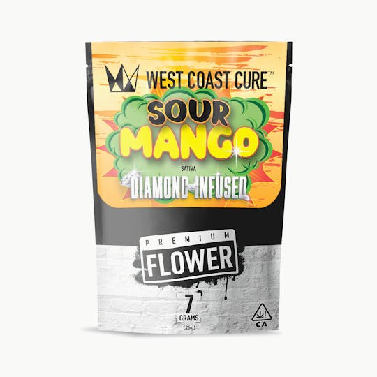 West Coast Cure - Sour Mango - 7G Diamond Infused Premium Flower - 1