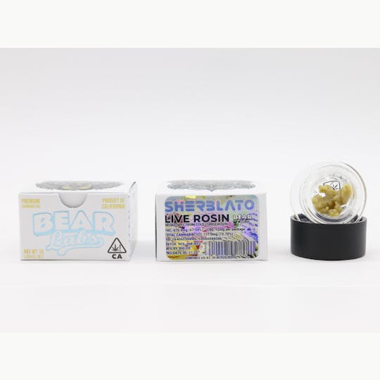 Bear Labs - Sherblato Live Rosin - 1g - 1