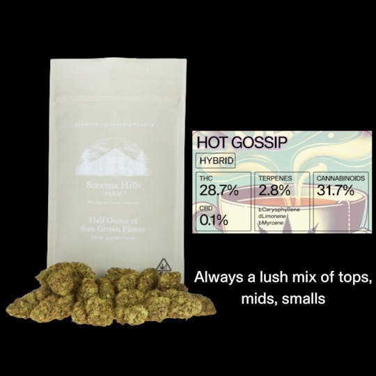 Sonoma Hills Farm - Hot Gossip - 14g Flower Bag - 1