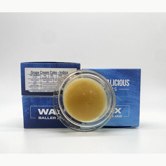 Cannalicious Labs - Grape Cream Cake Wax - Indica - 1