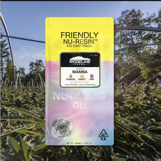 Friendly Brand - Friendly Brand x Ridgeline - Mamba 1g Nucleus Cured Resin 510 Cart - 1