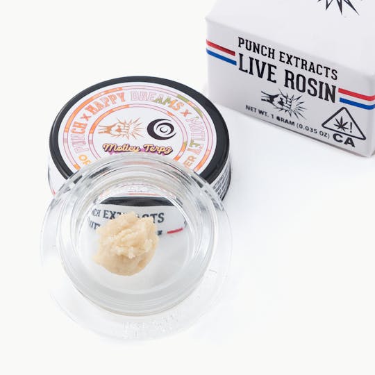 Punch Edibles & Extracts - Orange Jelly Tier 4 Live Rosin Cold Cure Badder (1g) - 1
