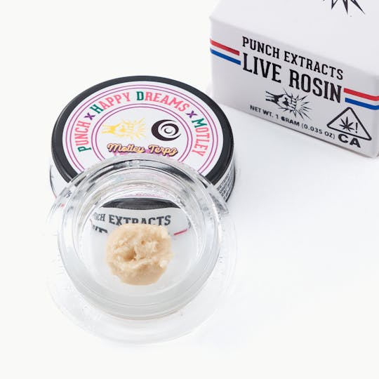 Punch Edibles & Extracts - Tropicanna Pink Cert Tier 4 Live Rosin Cold Cure Badder (1g) - 1