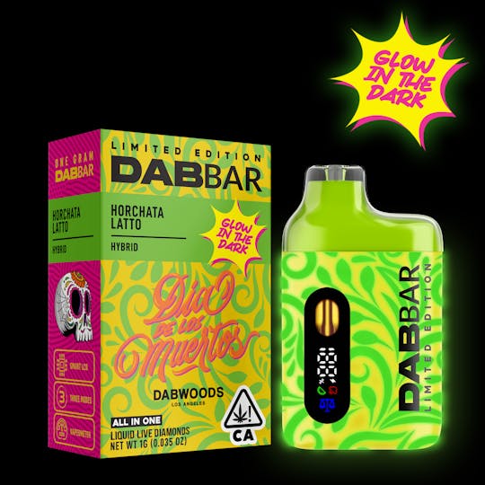 Dabwoods - VAPE- DABBAR 2.0 LIQUID LIVE DIAMONDS HORCHATA LATTO 1G - 1
