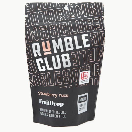 Rumble Club - Rumble Club - Nano FruitDrop - 1000mg - Strawberry Yuzu - 1