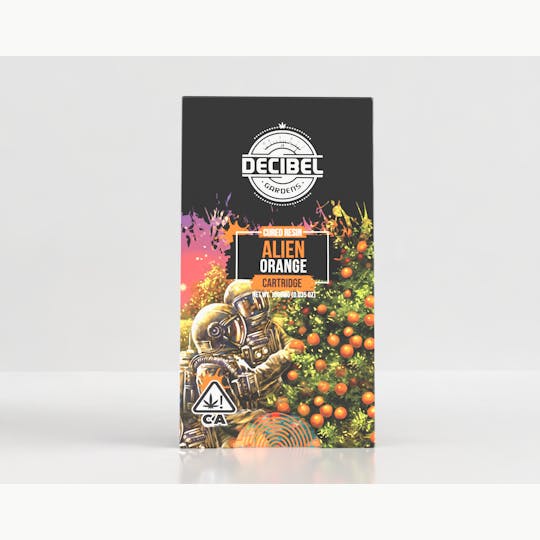 Decibel Gardens - Alien Orange - Cured Resin Cartridge (1g) - 1