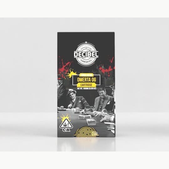 Decibel Gardens - Omerta OG - Cured Resin Cartridge (1g) - 1