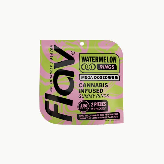 Flav - Flav - Mega Rings - 100mg - Watermelon - 1