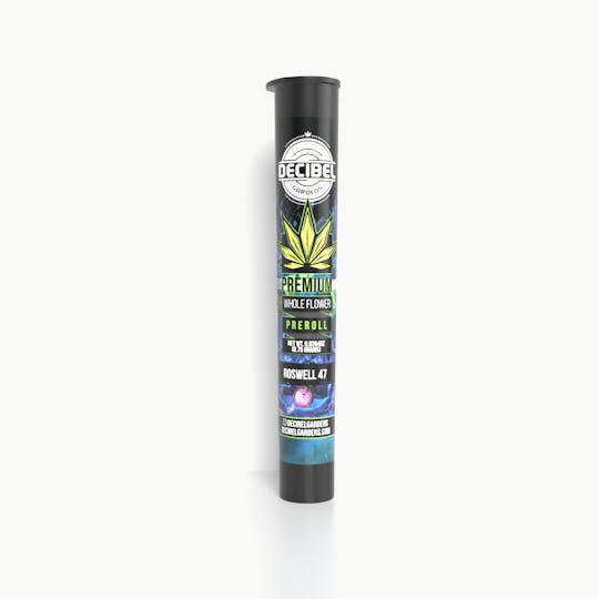 Decibel Gardens - Roswell 47 - Whole Flower Preroll (0.75g) - 1