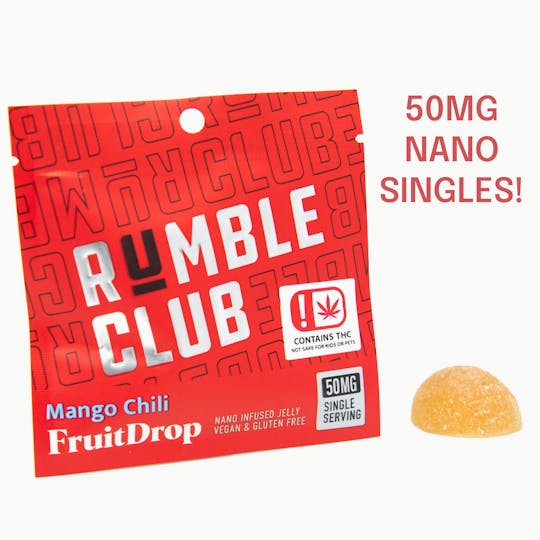 Rumble Club - Rumble Club - Nano FruitDrop - 50mg Single - Mango Chili - 1