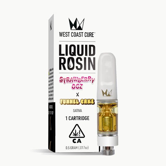 West Coast Cure - Strawberry OGZ x Funnel Cake Liquid Rosin Cartridge - 0.5g - 1