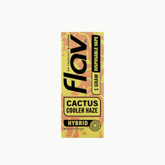 Flav - Flav - Distillate Disposable - 1.0g - Cactus Cooler Haze - Hybrid - 1