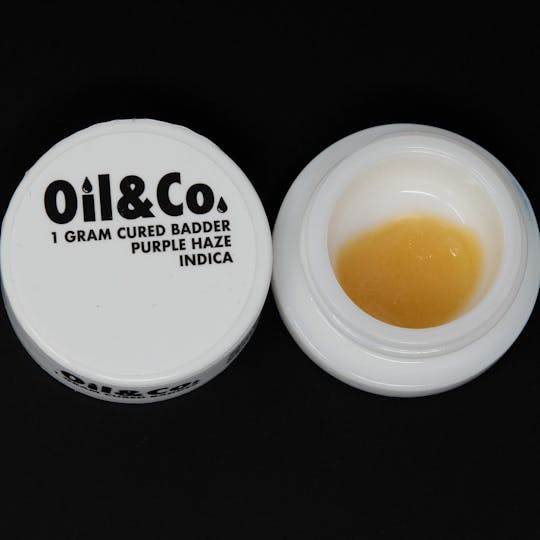 Oil & Co - 1g Cured Badder - Grape Punch Raw - Oil & Co (Indica) - 1