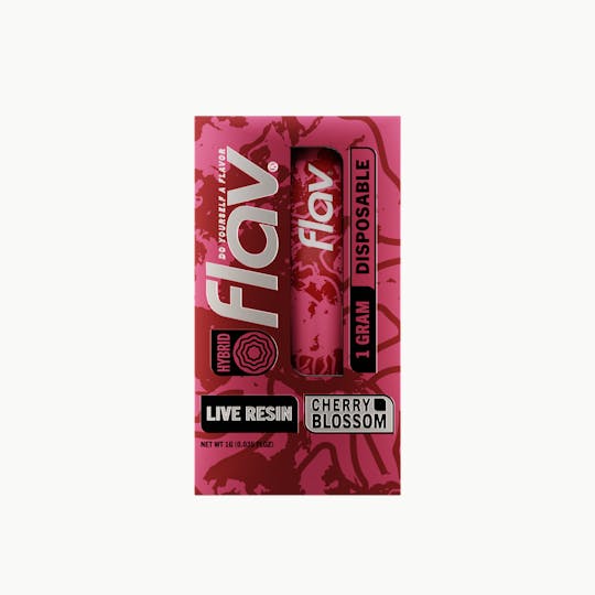 Flav - Flav - Live Resin Disposable - 1.0g - Cherry Blossom - 1