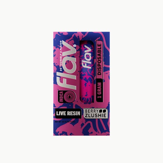 Flav - Flav - Live Resin Disposable - 1.0g - Berry Zlushie - Indica - 1
