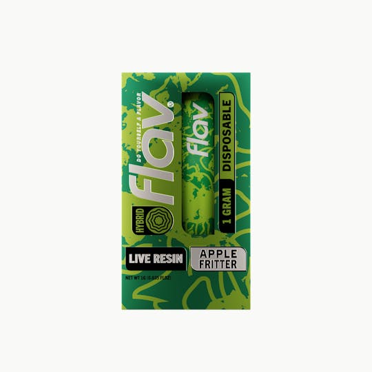 Flav - Flav - Live Resin Disposable - 1.0g - Apple Fritter - Hybrid - 1