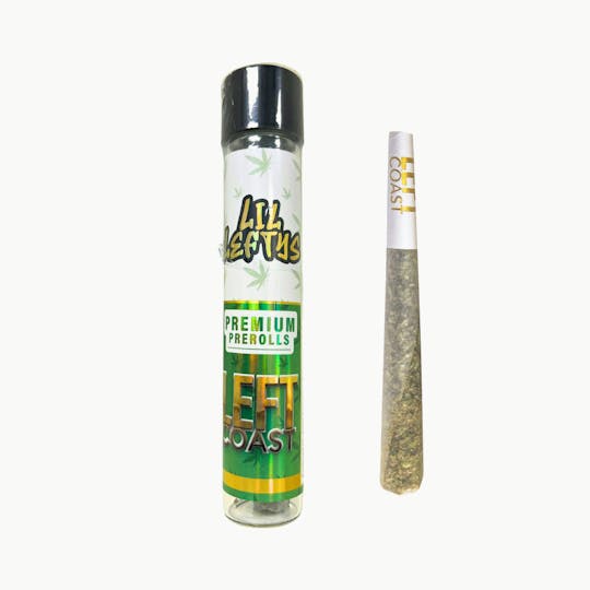 LEFT COAST - 1G Non Infused Preroll Sour Diesel - 1