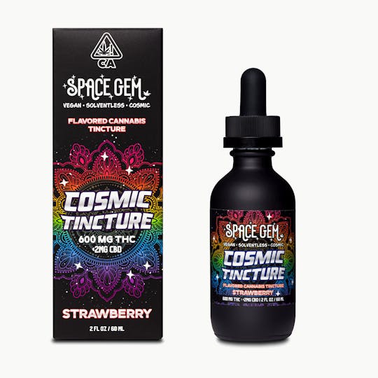 Space Gem - Strawberry Cosmic Tincture (600mg) - 1