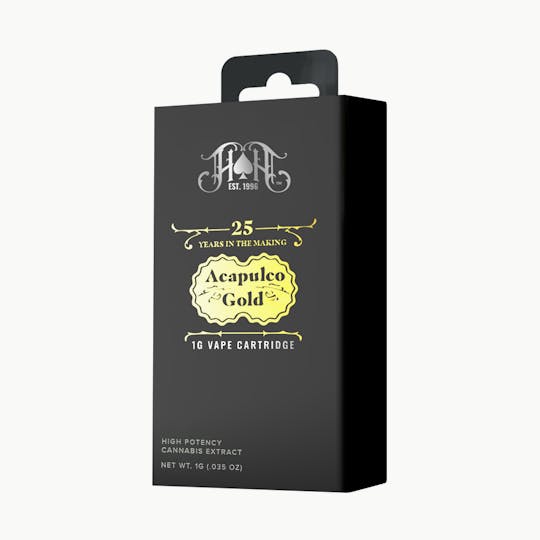 Heavy Hitters - Acapulco Gold - Ultra Extract High Purity Oil - 1G Vape Cartridge - 1