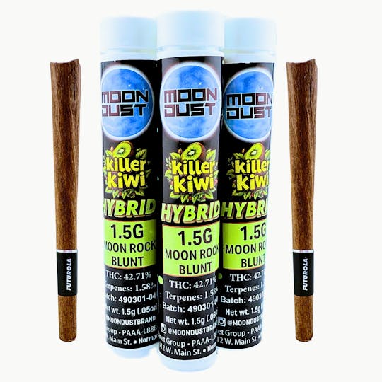 MOON DUST - 1.5G MOONROCK BLUNT - KILLER KIWI - 1