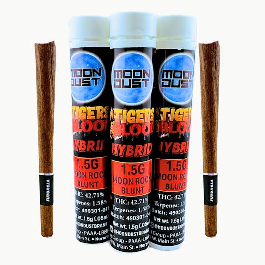MOON DUST - 1.5G MOONROCK BLUNT - TIGERS BLOOD - 1