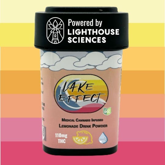 Lighthouse Sciences - Lake Effect | Lemonade Drink Powder | THC Infused Edible | 110mg - 1