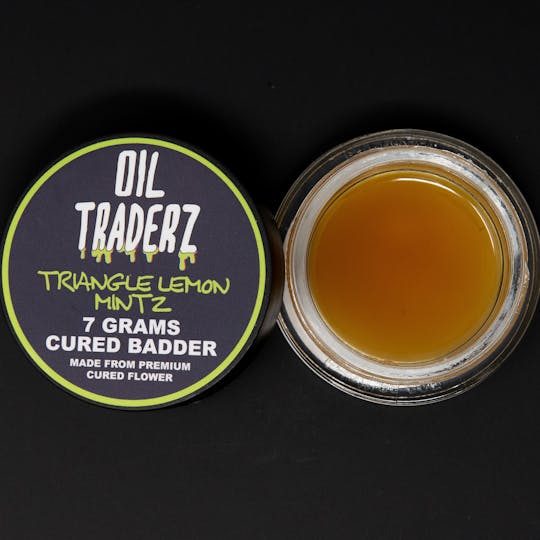 Oil Traderz - 7g Triangle Lemon Mintz Cured Badder - Oil Traderz (Sativa) - 1