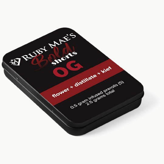 Ruby Mae's - Bold OG Shorts | Infused Preroll Pack | Cosmic Crisp (Hybrid) - 1
