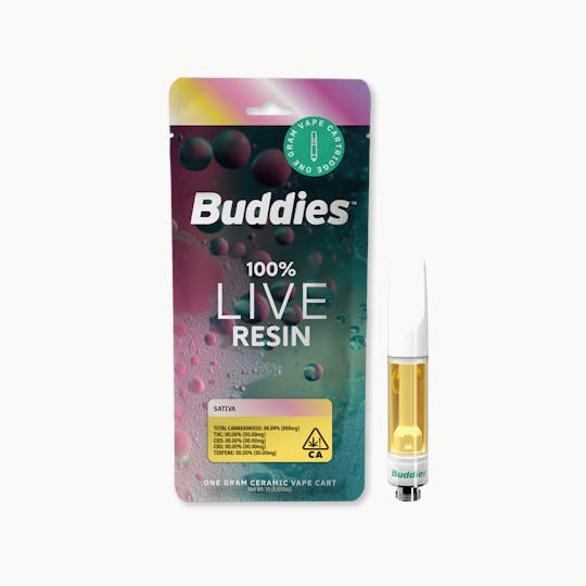 Buddies Brand - Live Resin | 1g Vape Cartridge | Orange Elixir (S) - 1