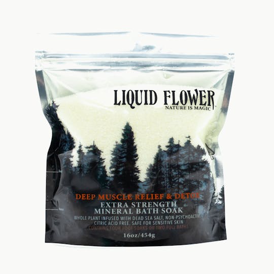 Liquid Flower - Deep Muscle Relief & Detox Mineral Bath Soak - 1