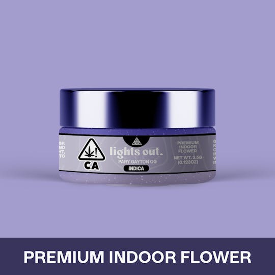 Lights Out - Pary Gayton OG (Indica) Flower 3.5g - 1