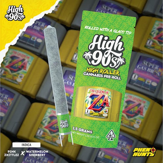 HIGH 90s - High 90s : The Legend of ZA 1.5g High Roller Pre-Roll - 1