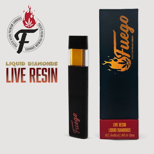 Fuego by Nature - Fuego Live Resin - Critical Kush - Indica 1G All in One - 1